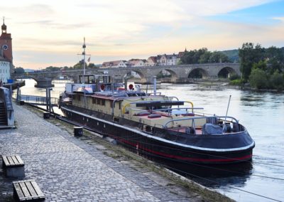 Harbour for tourist ships