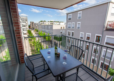 View from Balcony of 2-bedroom apartment