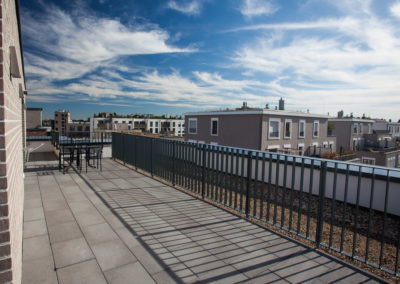 Terrasse mit Blick auf Regensburg