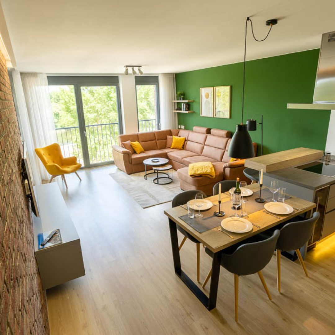 Wohnzimmer und Küche